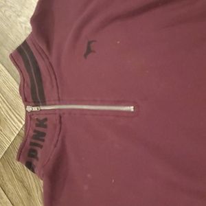 Large PINK maroon pullover